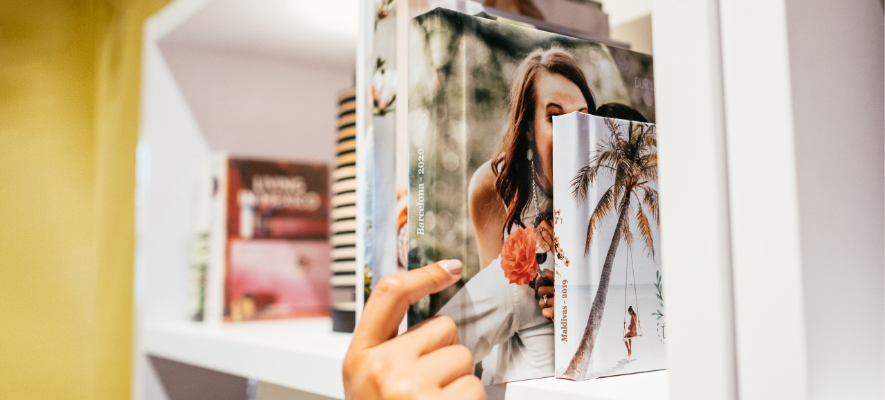 personalizar a lombada do álbum